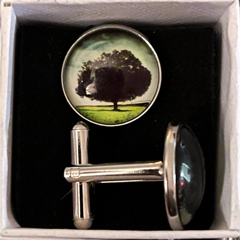 Tree of Life green cuff links